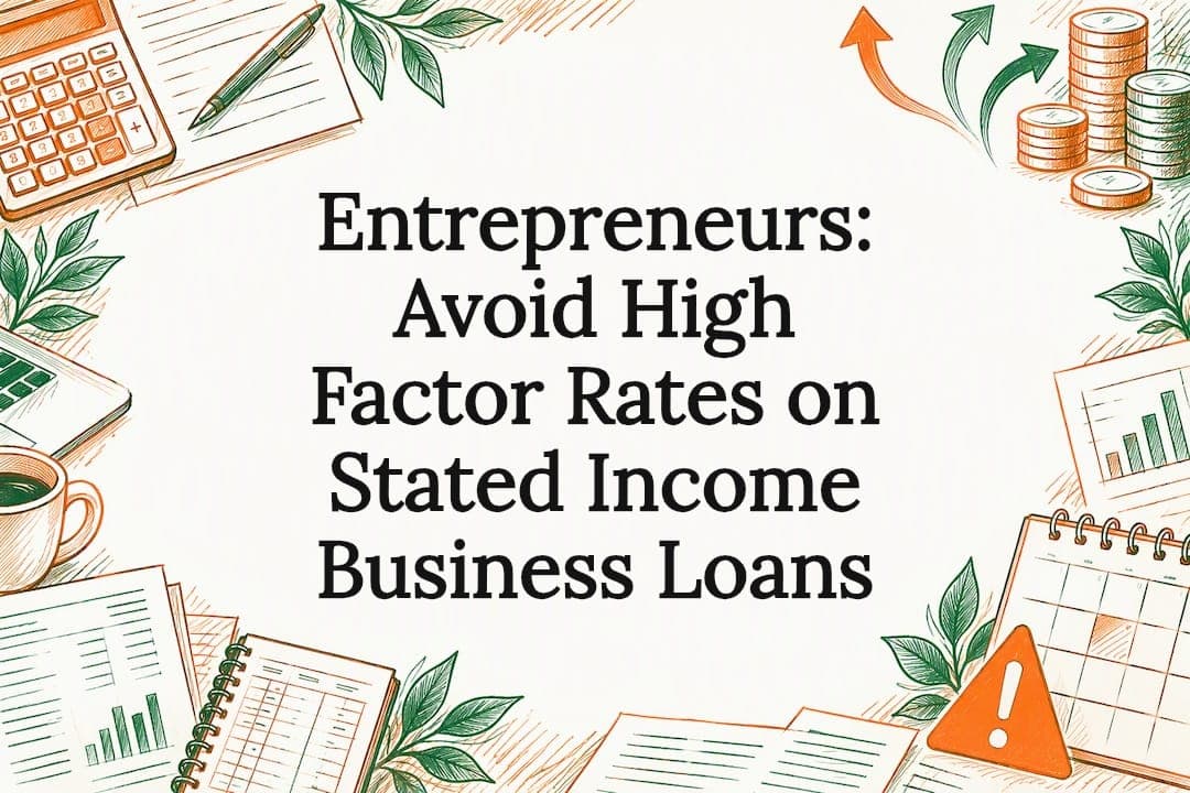 Entrepreneurs: Avoid High Factor Rates on Stated Income Business Loans